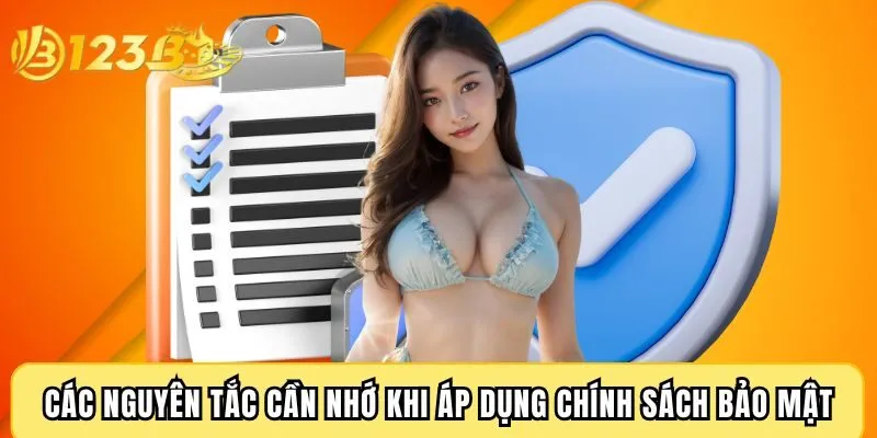 Các nguyên tắc cần nhớ khi áp dụng chính sách bảo mật