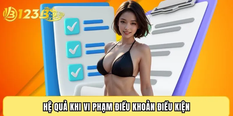 Hệ quả khi vi phạm điều khoản điều kiện